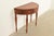Baker Furniture Company Baker Furniture Style Antique Federal Flame Mahogany Flip Top Demilune Console Game Table, Circa 1920s For Sale - Image 4 of 14
