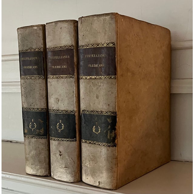 Italian Fine Leather Bindings - The Raccolata - Books in Vellum Published Naples, Italy Circa 1841 - 3 Volumes For Sale - Image 3 of 18