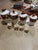 1970s Vintage Japanese Hand-Painted Ceramic Strawberry Canister & Measuring Set - 8 Pieces For Sale - Image 10 of 11