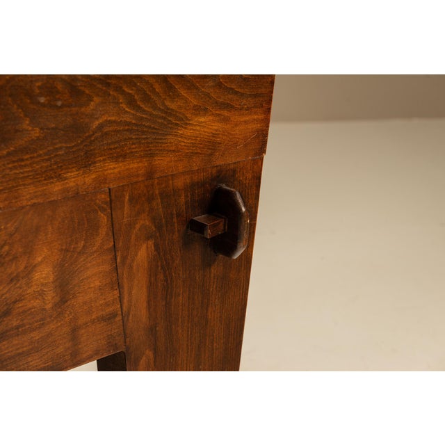 Brutalist Bulky Artisanal Chair in Wood, 1960s For Sale - Image 13 of 15