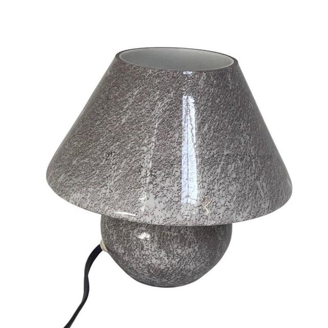 Vintage Italian Glass Mushroom Lamp, 1970s For Sale - Image 6 of 11