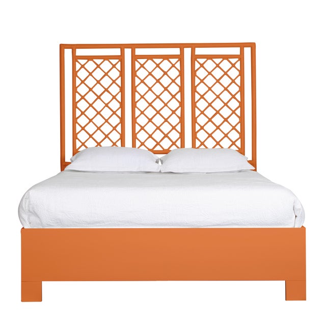 Orange queen headboard cheap