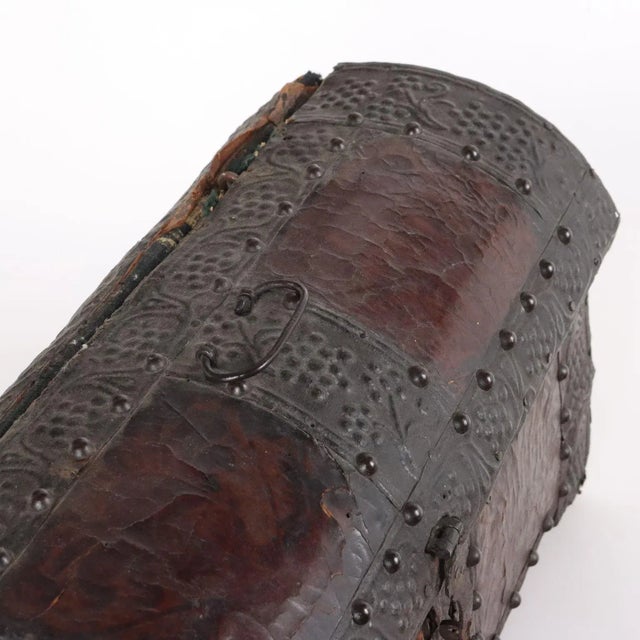 Vintage Wooden Travel Box For Sale - Image 6 of 8