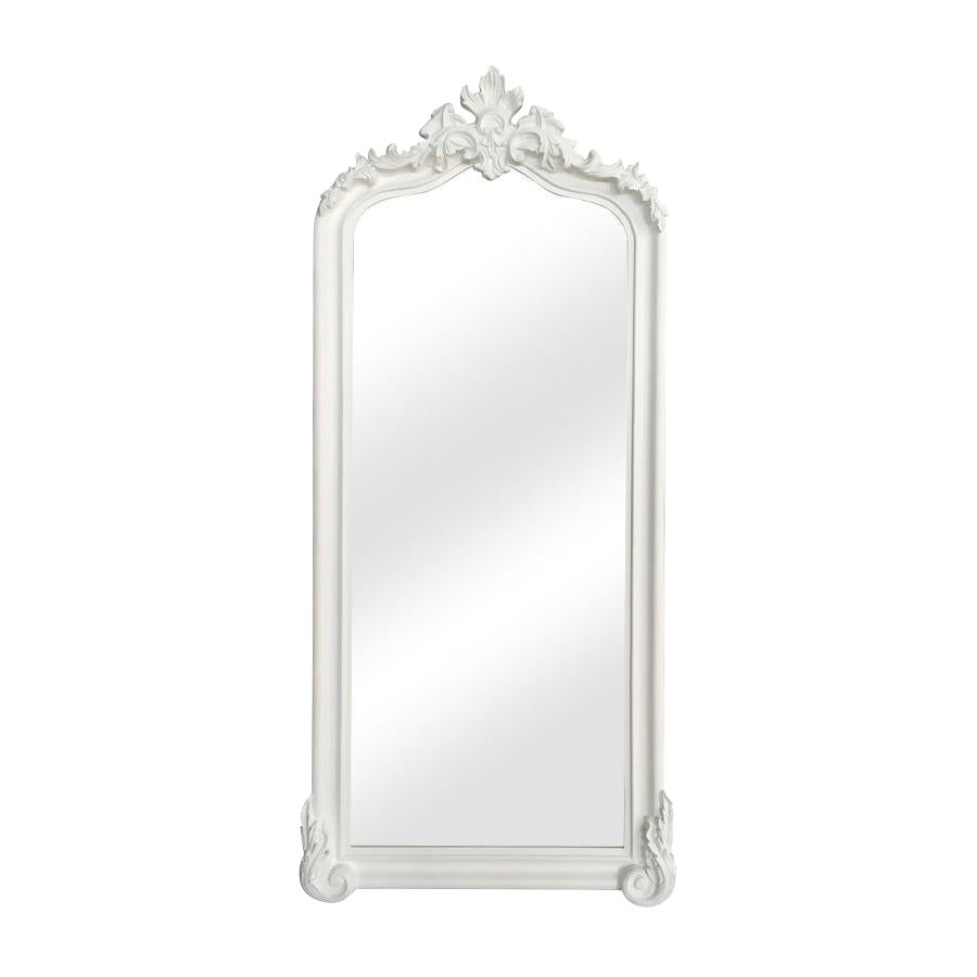 Blenheim Antique White Full Length Leaner Mirror Chairish