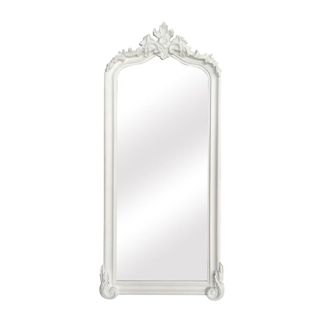 Blenheim Antique White Full Length Leaner Mirror Chairish