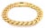 Monaco Classic 14k Yellow Gold 11mm Wide Flat Cuban Link Bracelet 8.25" For Sale - Image 4 of 6
