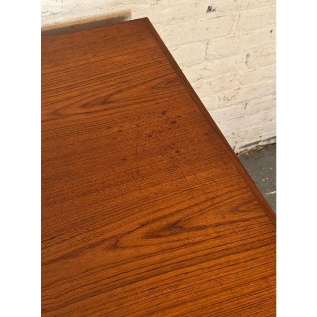 Mid 20th Century Danish Modern Adjustable Teak Desk Attributed to Arne Vodder for Sibast For Sale - Image 11 of 14