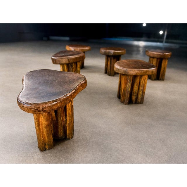 Monumental “Denúncia” Table Crafted From Reclaimed Brazilian Wood, 1970s For Sale - Image 4 of 16