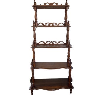 Vintage Victorian-Style Etagere For Sale