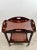 English Style Bombay Company Butler's Tray Table Cherry Wood Drop Leaf Serving For Sale - Image 15 of 17