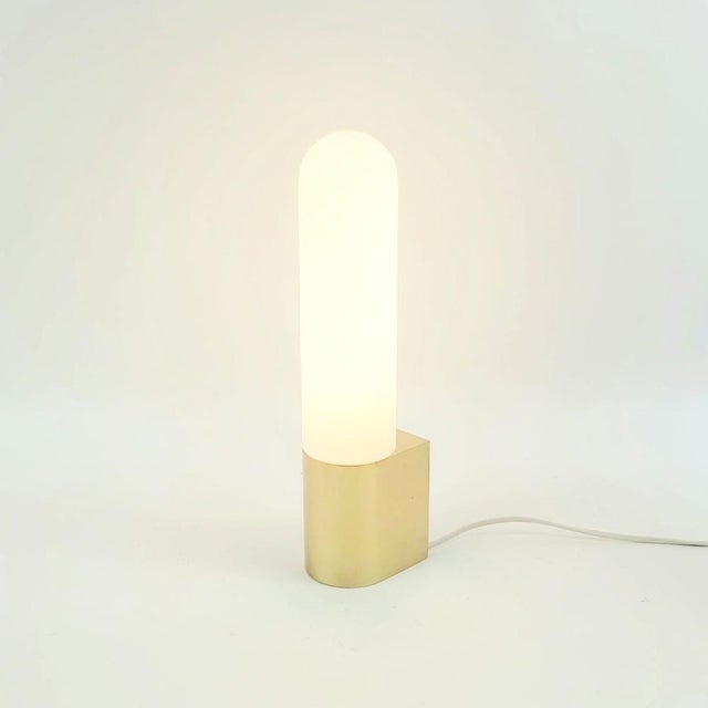 Vintage Opaline Glass Wall Lights/Sconces from Limburg, Germany, 1970s, Set of 2 For Sale - Image 4 of 9