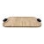 Revelation Modern Travertine Hippodrome Tray For Sale