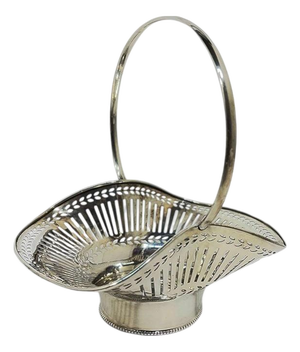 German Silver Basket by Lutz and Weiss