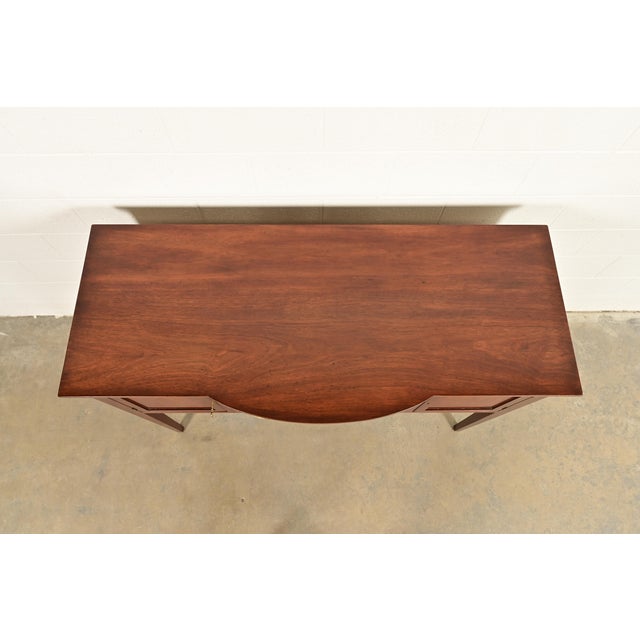 Kittinger Federal Mahogany Bow Front Sideboard Credenza or Buffet For Sale - Image 13 of 16