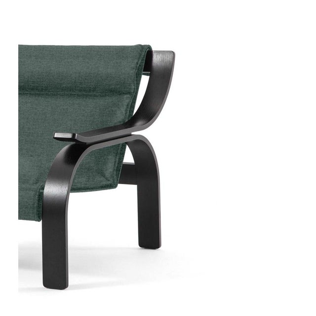 Not Yet Made - Made To Order Woodline Armchair in Walnut and Leather by Marco Zanuso for Cassina For Sale - Image 5 of 13