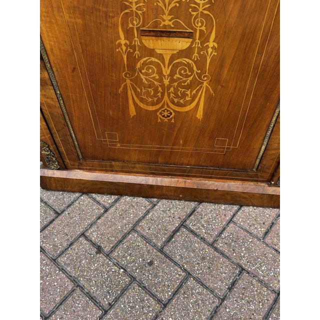 Brown Victorian Burr Walnut Sideboard For Sale - Image 8 of 16