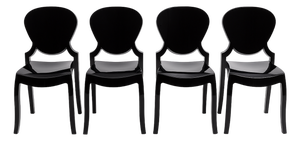 Vintage Queen Chairs by Claudio Dondoli & Marco Pocci, 2000s, Set of 4