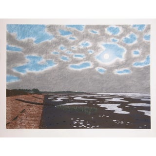 Bill Sullivan -Low Tide 18 Hand Colored Lithograph For Sale