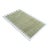 Not Yet Made - Made To Order Handmade Cotton Area Rug Vegetable Dyed Olive Green and White Zig Zag Striped Rug-8'x10' For Sale