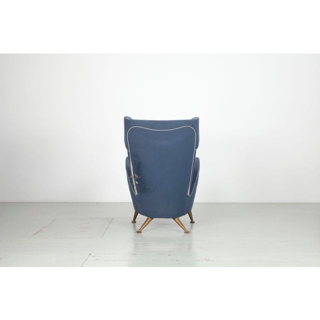 Metal Vintage Lounge Chair by Gio Ponti and Giulio Minoletti For Sale - Image 7 of 18