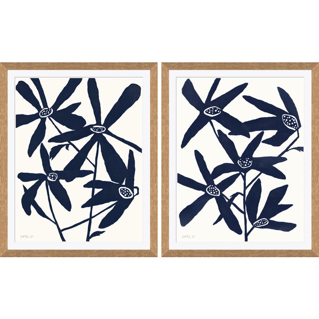 Hable Blossom I and II by Susan Hable For Sale - Image 4 of 4