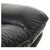 Postmodern Lounge Chair in Black Leather and Steel attributed to Nicoletti Salotti for Avanti, Italy, 1980s For Sale - Image 6 of 12