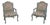 Pair of French Louis XV Style Fauteuil Armchairs For Sale
