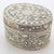 Metal Vintage Italian Oval Tall Silver 800 Pill Trinket Snuff Box, 1980s For Sale - Image 7 of 14
