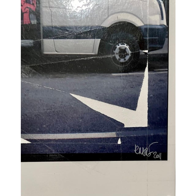 K-narf, French (b. 1970) Collage photo artwork (Graffiti Vans) (2011) Tape-o-graph photography Signed lower right,...