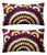 Floral Suzani Bedding Pillow Cover 17'' X 32'' - Set of Two For Sale