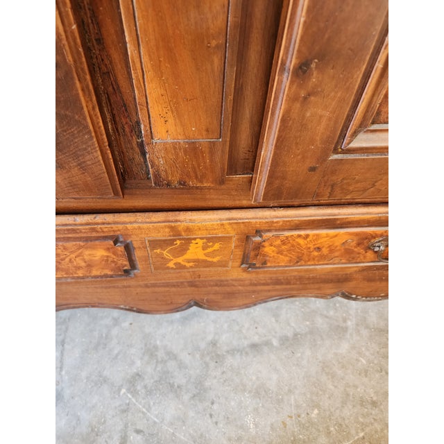 Wood Louis XV Provincial Loupe De Chene Armoire For Sale - Image 7 of 9