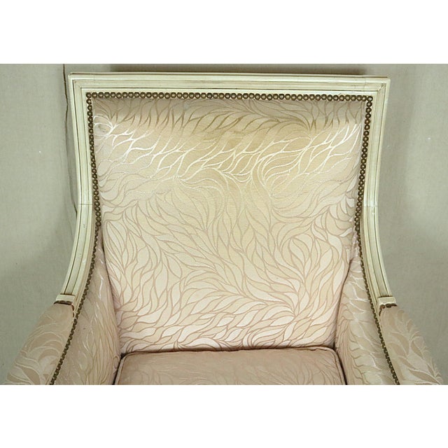 Louis XVI Style Bergeres, a Pair For Sale - Image 4 of 14