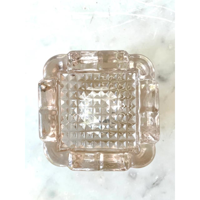 Late 19th Century 19th Century Inkwell Glass Holder For Sale - Image 5 of 7