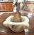 19th Century French Carved White Marble Mortar With Wood Pestle For Sale - Image 4 of 8