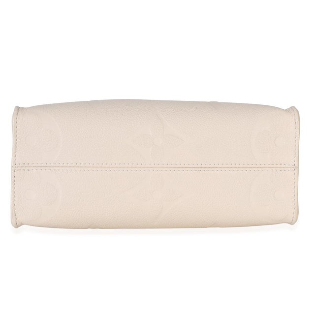 2020s Cream Monogram Empreinte Giant Onthego BB For Sale - Image 5 of 9
