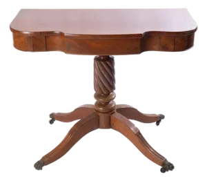 19th Century Federal Style Table With Claw and Ball Feet