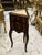 French XV Louis Style Marble Topped Gold Side Tables For Sale - Image 3 of 5