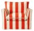 Sophie Conran Coco Armchair - Petunia Stripes with Knife Edge Cushion For Sale