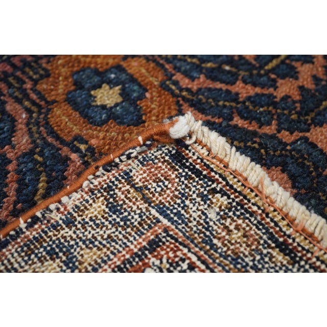 Antique Bibikabad Rug 4'3'' X 6'5'' For Sale - Image 10 of 10