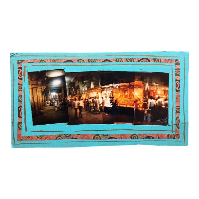 Kim MacConnel, Sri Ranganathanswamy Temple, Trichi, 1992, Photo Prints on Cardboard, Collage For Sale