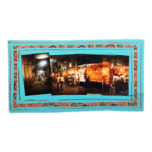Kim MacConnel, Sri Ranganathanswamy Temple, Trichi, 1992, Photo Prints on Cardboard, Collage