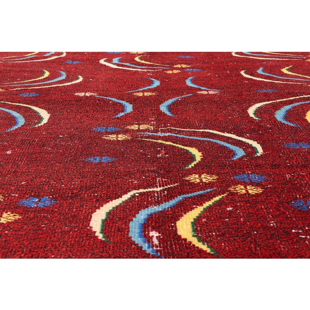 Mid 20th Century Zeki Muren Vintage Turkish Sivas Rug, 06'01 X 08'04 For Sale - Image 5 of 10