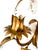 Mid 20th Century Pair of Vintage Italian Gold Gilt Tole Wall Sconces With Crystal Prisms – Hollywood Regency / Florentine For Sale - Image 5 of 9