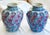1980s Chinese Hand-Painted Vases - A Pair For Sale - Image 5 of 10