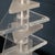 Beige Mid 20th Century American Stacked Acrylic Table Lamps, Set of 2 For Sale - Image 8 of 13