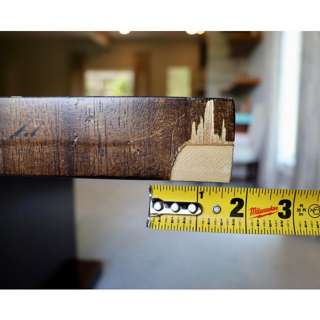 2010s Attributed to Thomas Pheasant for Baker Mahogany Dining Table For Sale - Image 5 of 6
