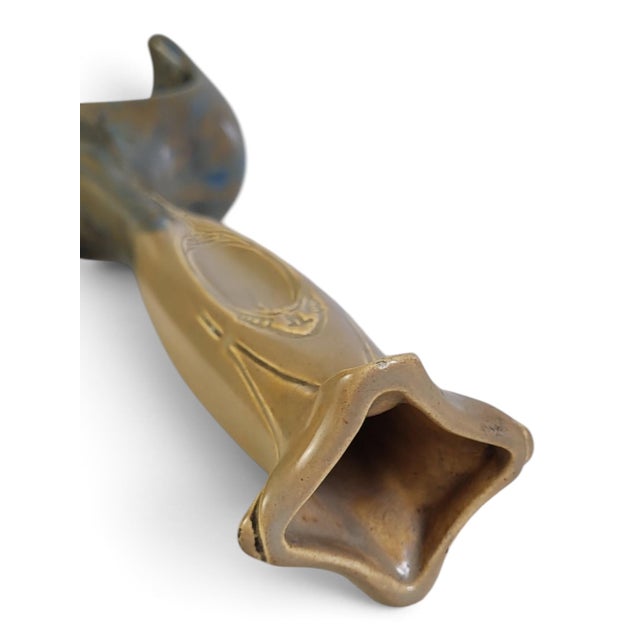 Art Nouveau Vase in Flamed Glazed Stoneware from Pierrefonds, 1890s For Sale - Image 8 of 15