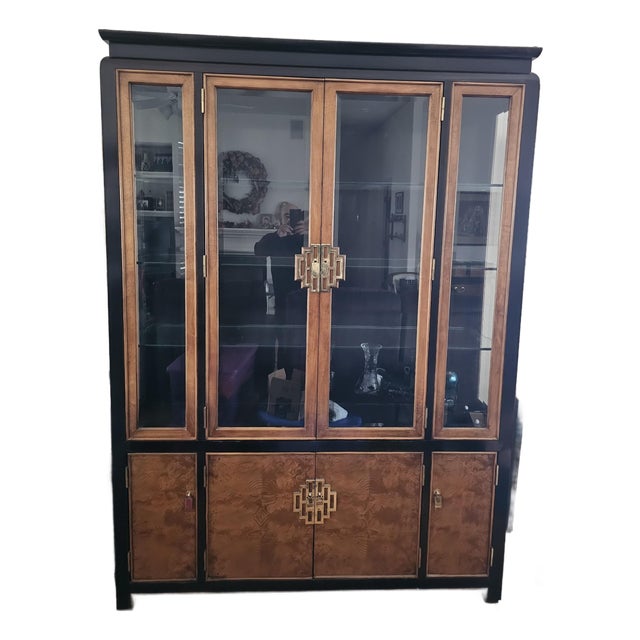 1970s Century Furniture by Raymond Sobota China/Display Cabinet For Sale