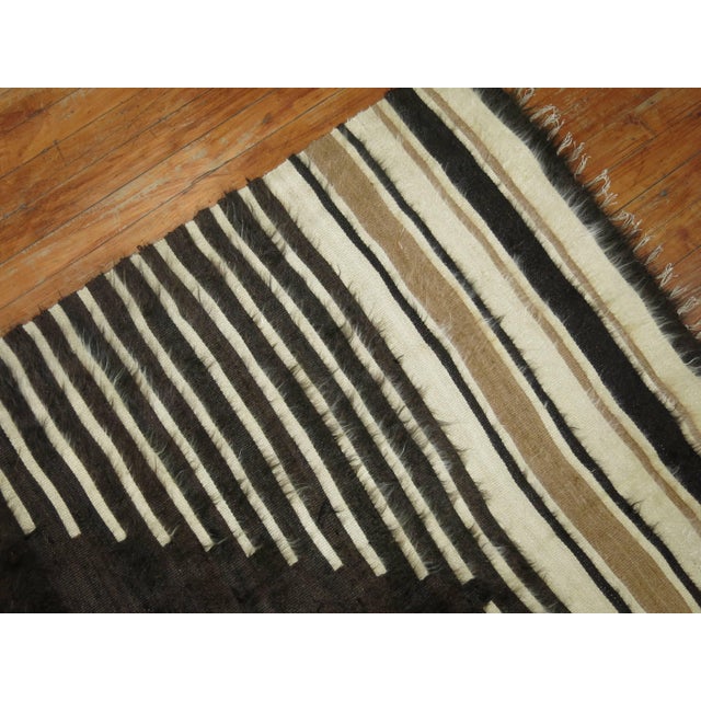 Zabihi Collectio nSirt Vintage Turkish Mohair Rug For Sale - Image 13 of 18