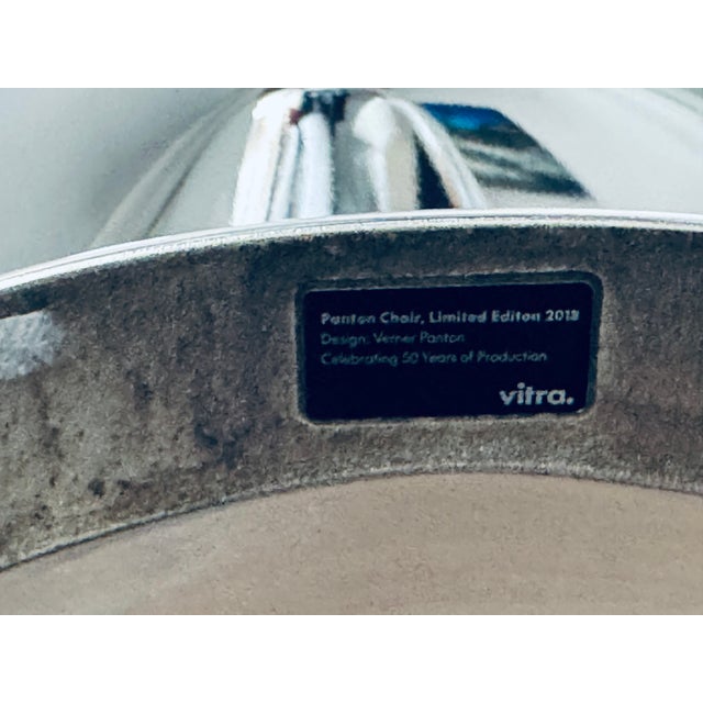 Vintage Chair by Verner Panton, 2018 For Sale - Image 11 of 14